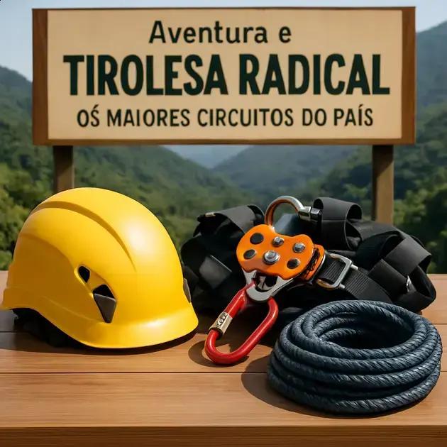 Tirolesa Radical: Os Maiores Circuitos do País